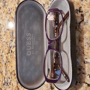 Vintage Purple Prescription Eye Glasses